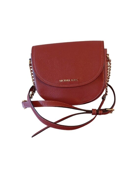 Michael Kors Handbags - Michael Kors Bedford Small Flap Crossbody Salmon Pink WITH COA AUTHENTIC